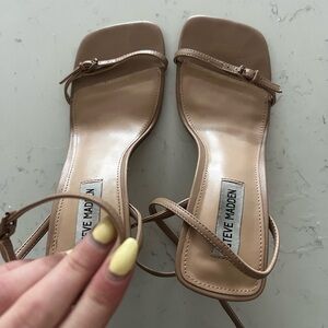 Steve Madden Nude Strappy Sandals